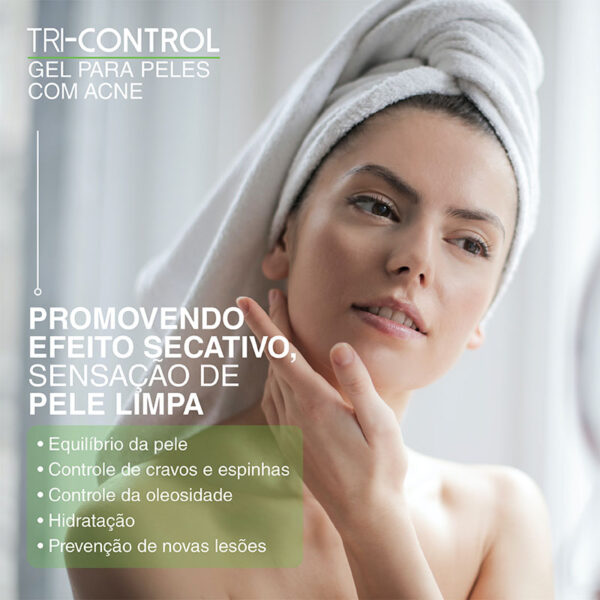 Tri-Control - Gel para peles com acne - 60 g - Imagem 2