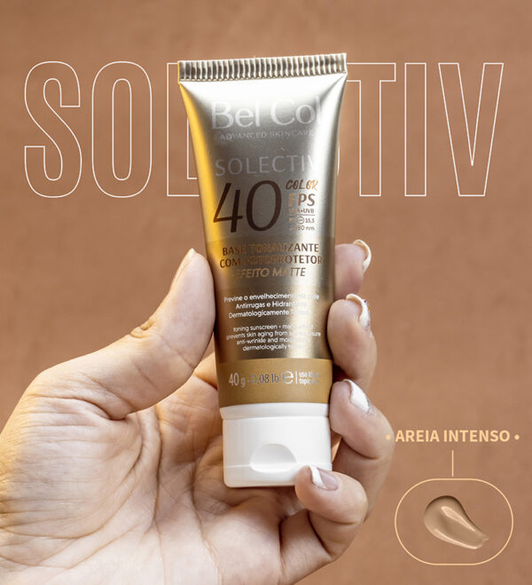Solectiv Color FPS 40 Areia Intenso - 40g