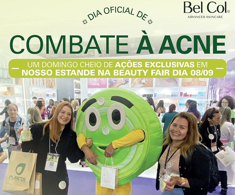 Campanha de Combate à Acne na Beauty Fair 2024 com Bel Col