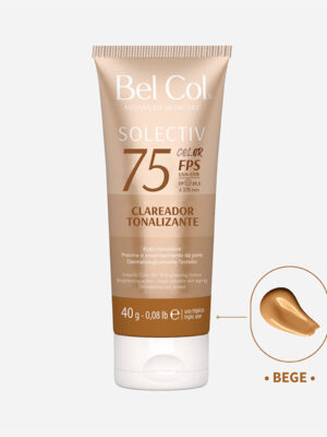 Solectiv Color Clareador FPS 75 Bege - 40g