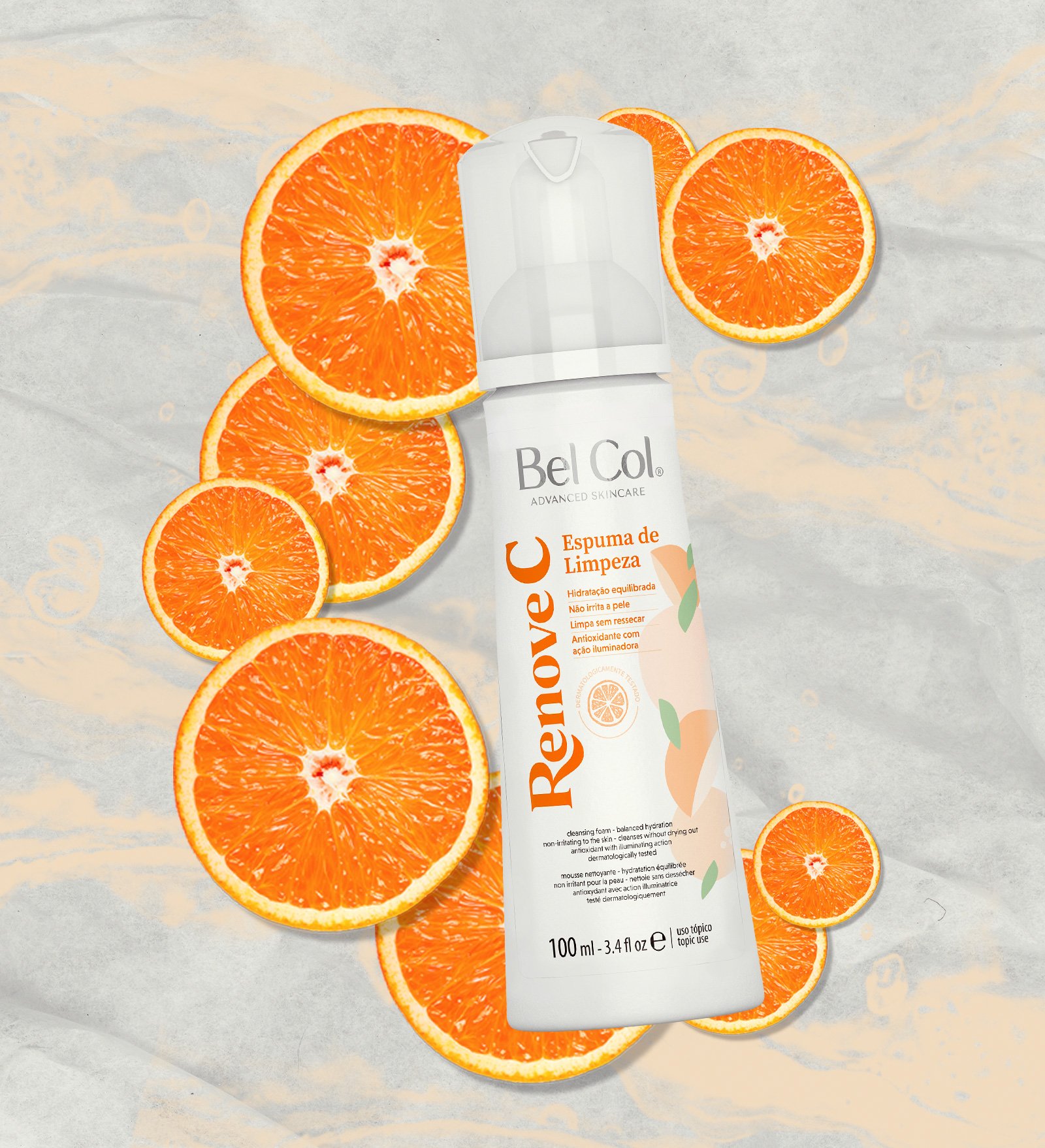 Espuma de Limpeza Renove C – 100ml | Bel Col Advanced Skincare