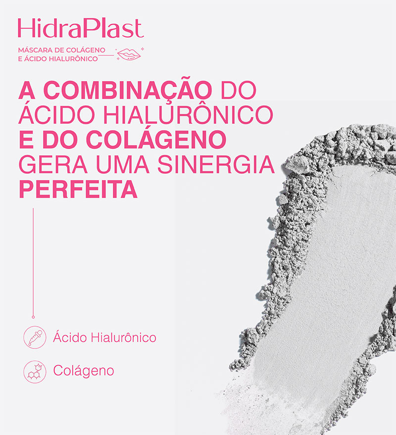 HidraPlast LIPS - máscara de colágeno e ácido hialurônico 40 g - Imagem 3