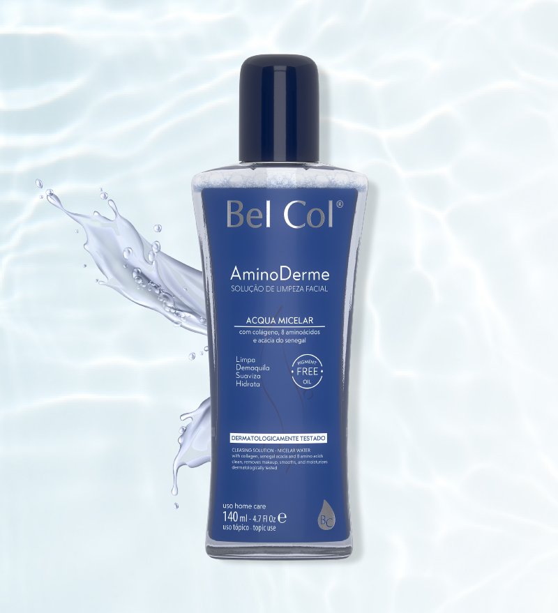 AminoDerme Acqua Micelar - Solução de Limpeza Facial - 140ml