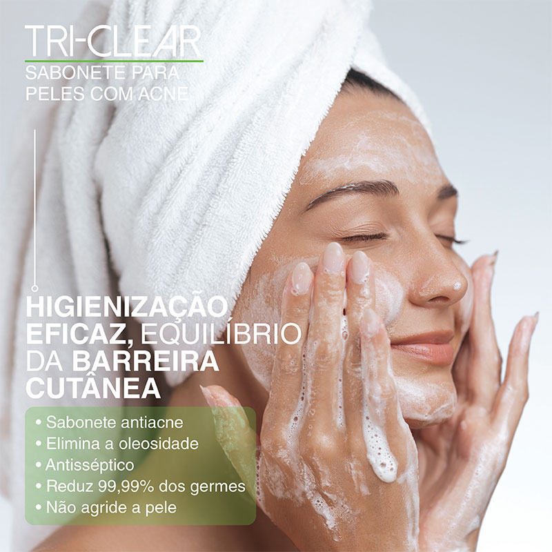 Tri-Clear - Sabonete para peles com acne - 100 ml - Imagem 2