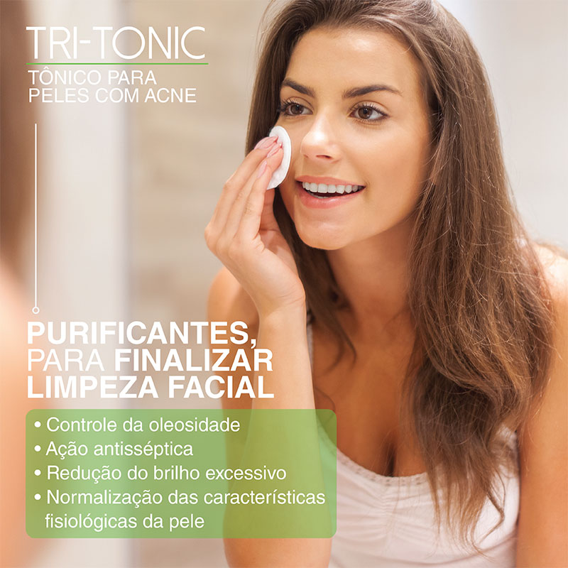 Tri-Tonic - Loção secativa para peles com acne - 110 ml - Imagem 2